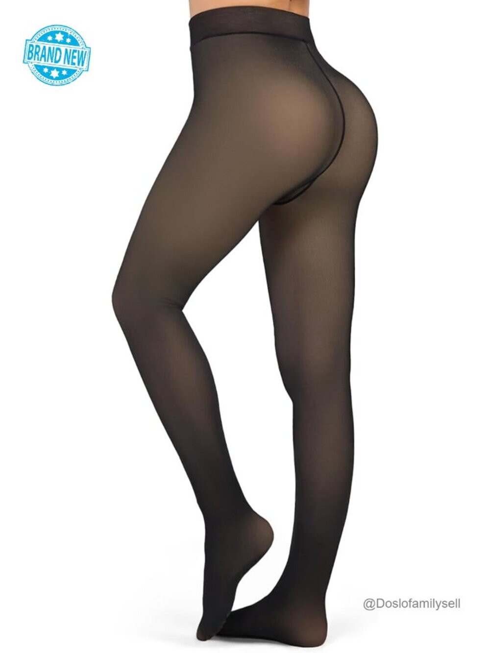 Fleece Lined Tights Women Sheer Warm Pantyhose Thermal Winter Thick Tights for